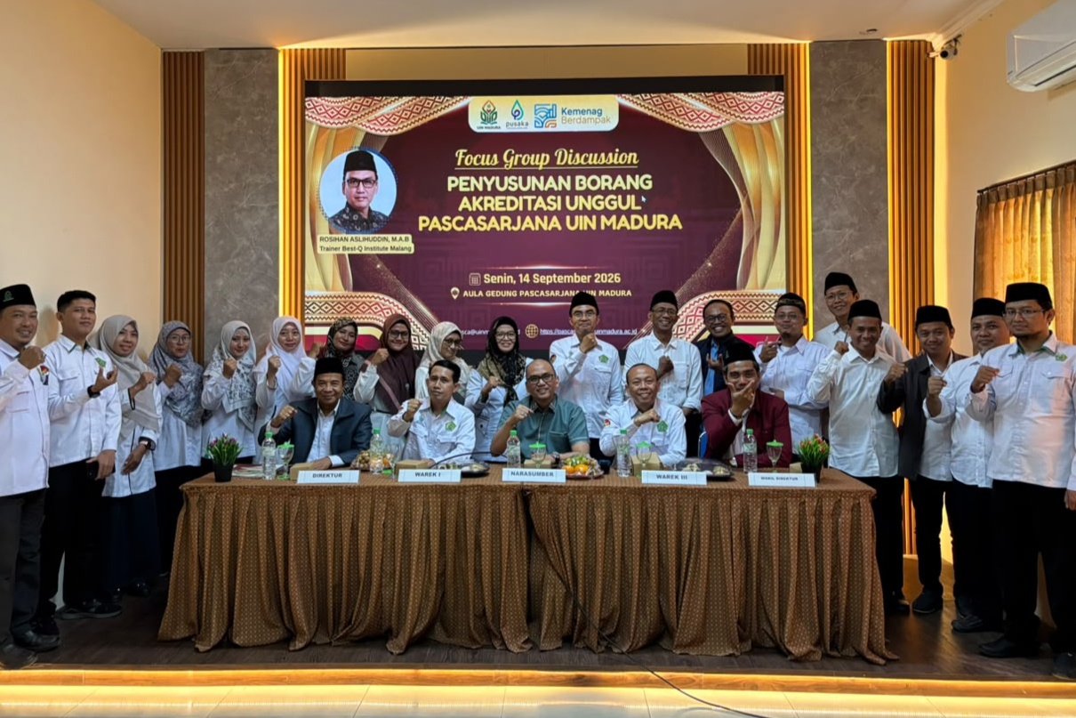 MPBA UIN Madura Ikuti FGD Penyusunan Borang Akreditasi Unggul Pascasarjana